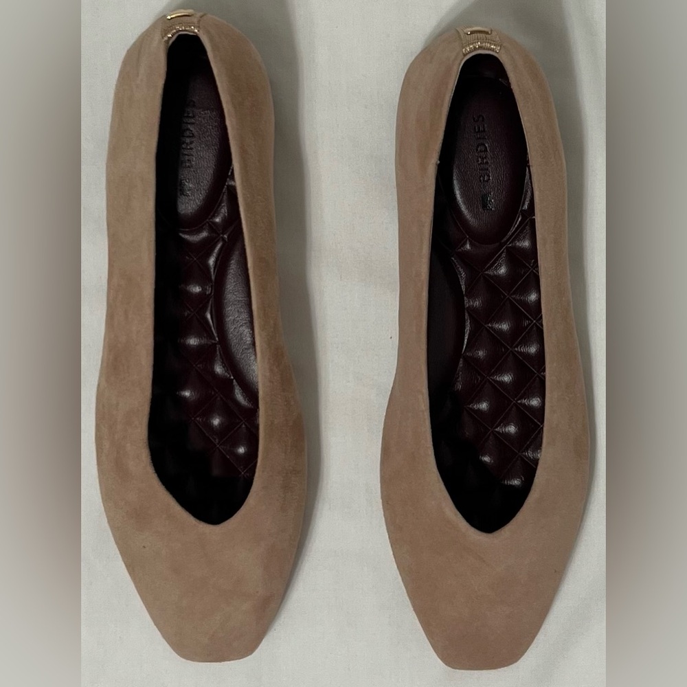 Birdies Crane Ballet Flat Fawn Suede Career Comfort Preppy Going Out Luxe